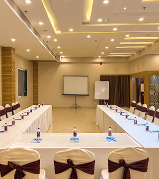 Thumbnail of banquet hall setup at Sharda Residency