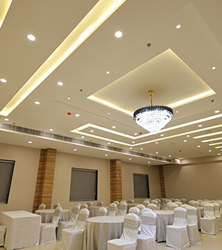 Thumbnail of banquet hall setup at Sharda Residency