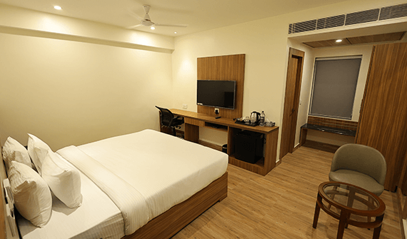 Comfortable executive room at Sharda Residency